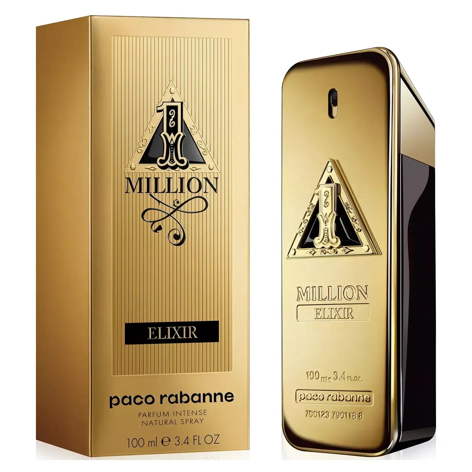 1 Million Elixir by Paco Rabanne 3.4 oz Parfum Intense Spray for Men