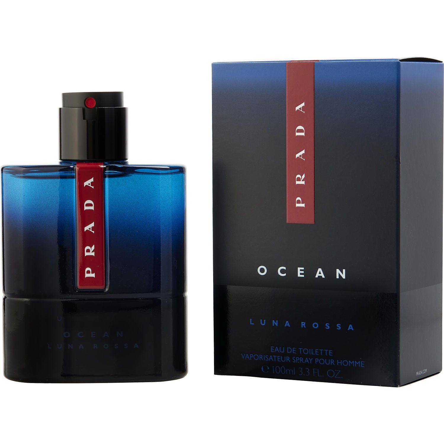 Luna Rossa Ocean by Prada 3.3 oz EDT Spray for Men