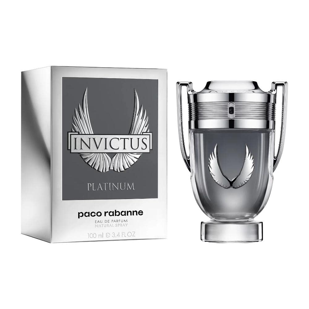 Invictus Platinum by Paco Rabanne 3.4 oz EDP Spray for Men