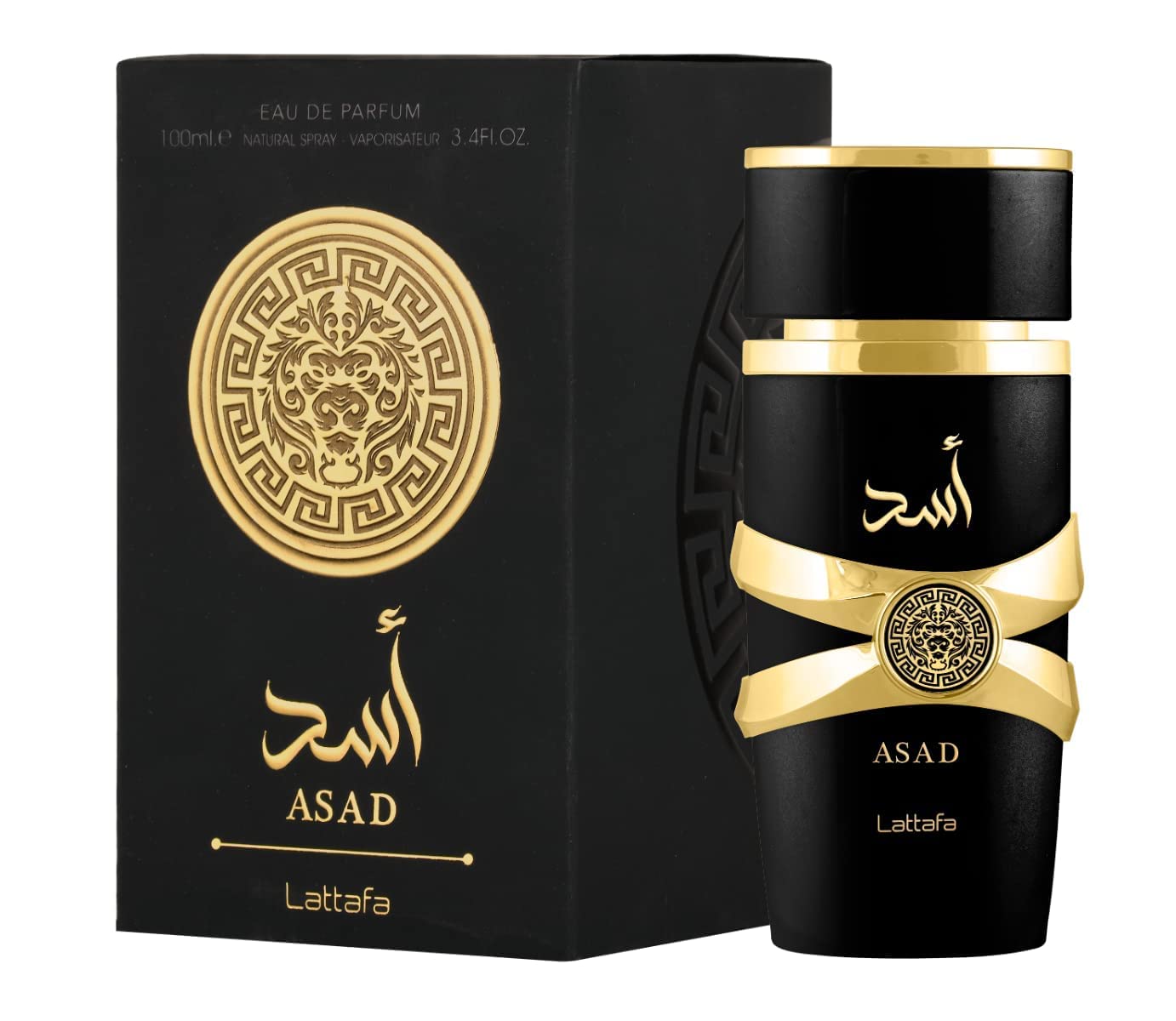 Asad by Lattafa Perfumes 3.4 oz EDP Spray U