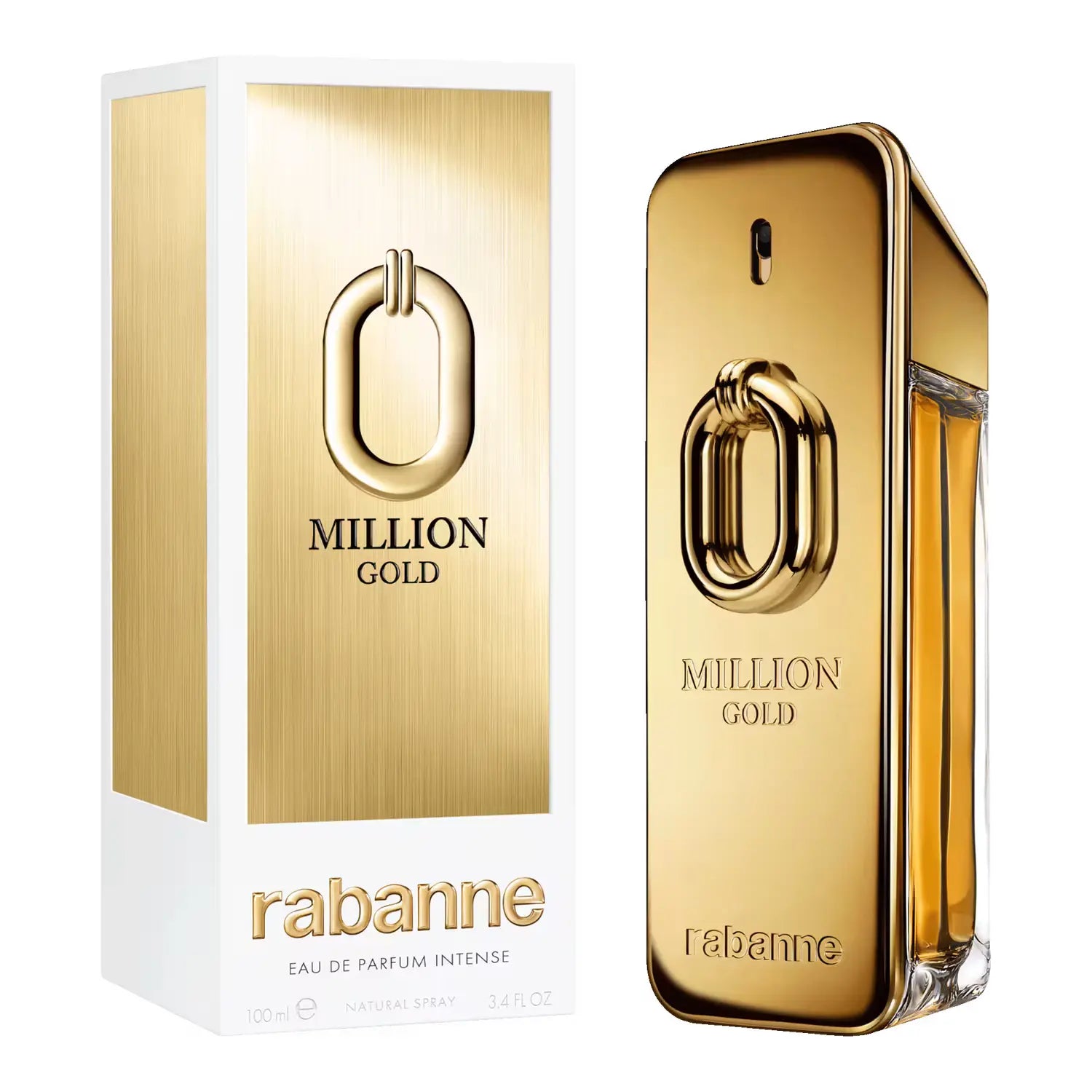 Million Gold by Paco Rabanne 3.4 oz EDP Intense Spray for Men