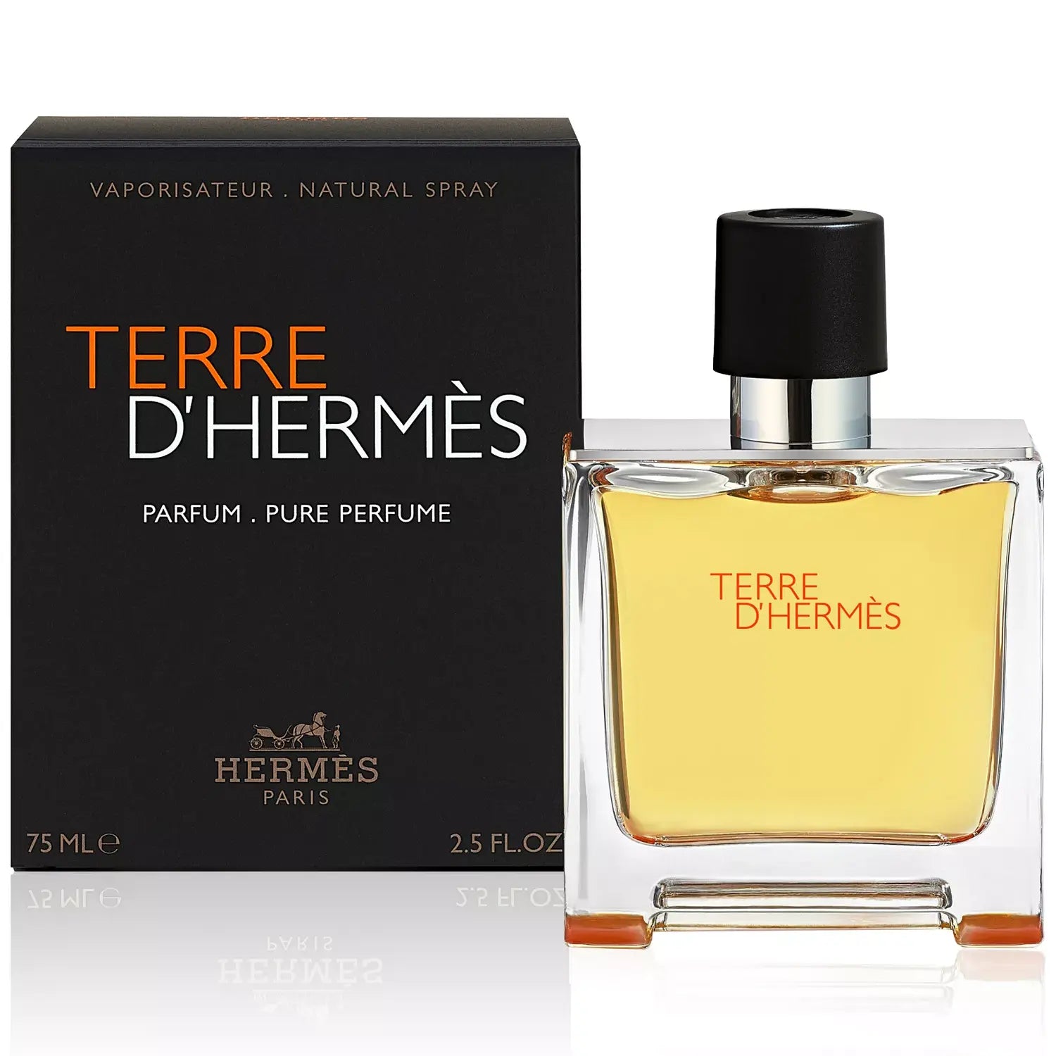 Terre d'Hermes Pure Perfume by Hermes 2.5 oz Spray for Men