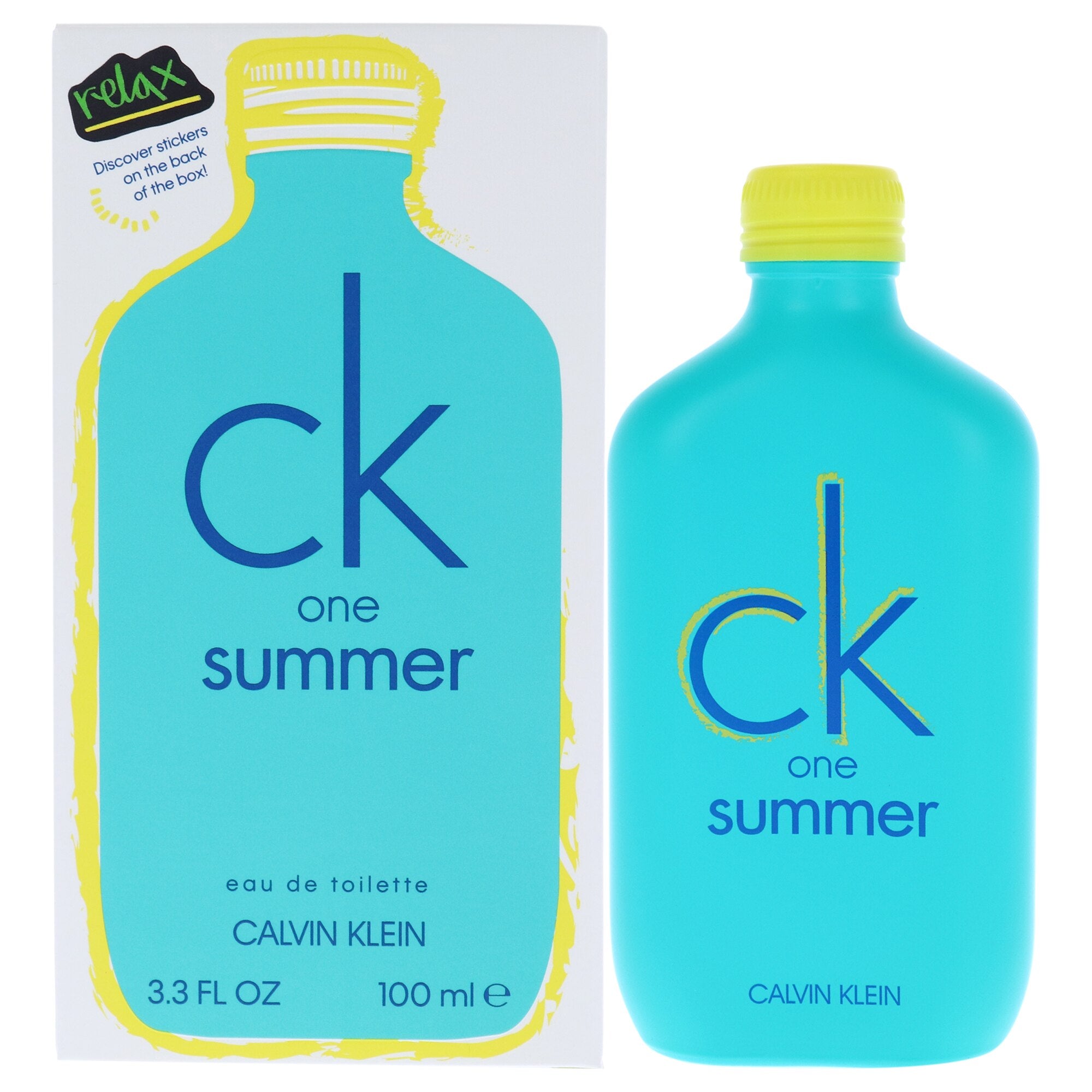 CK One Summer 2020 by Calvin Klein, 3.3 oz EDT Spray for Unisex