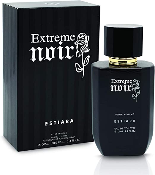 Extreme Noir By Estiara EDT Spray 3.4 oz for Men