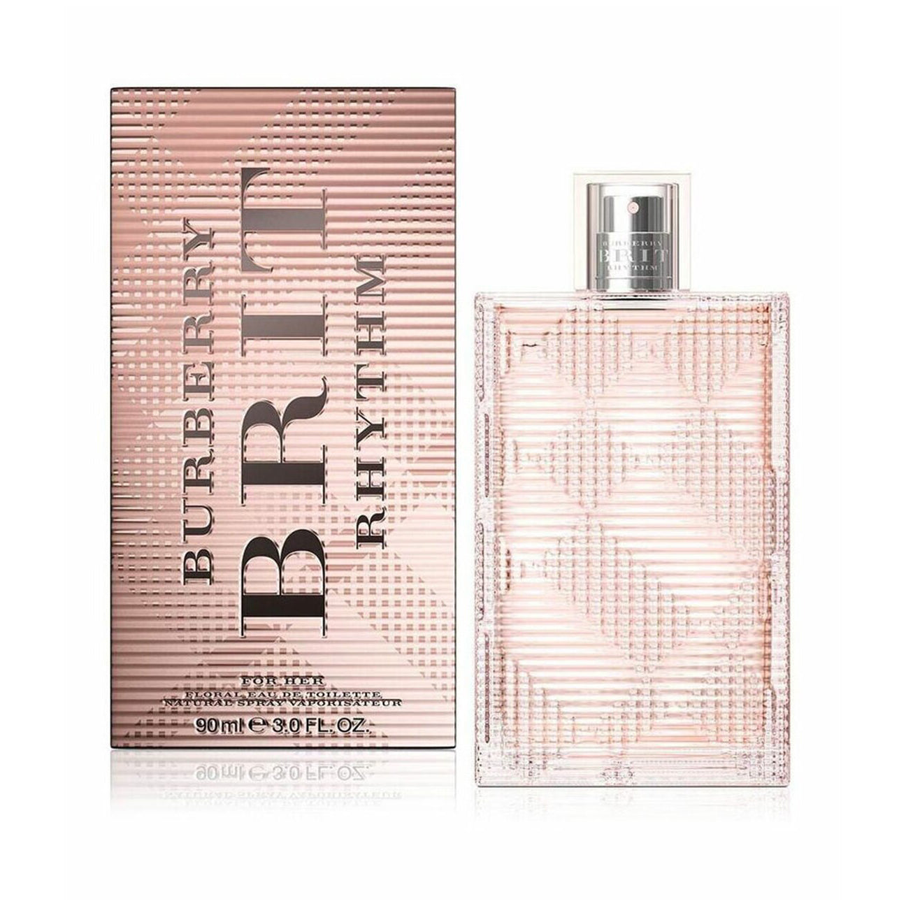 Burberry Brit Rhythm For Her Floral by Burberry 3.0 oz EDT Spray for Women